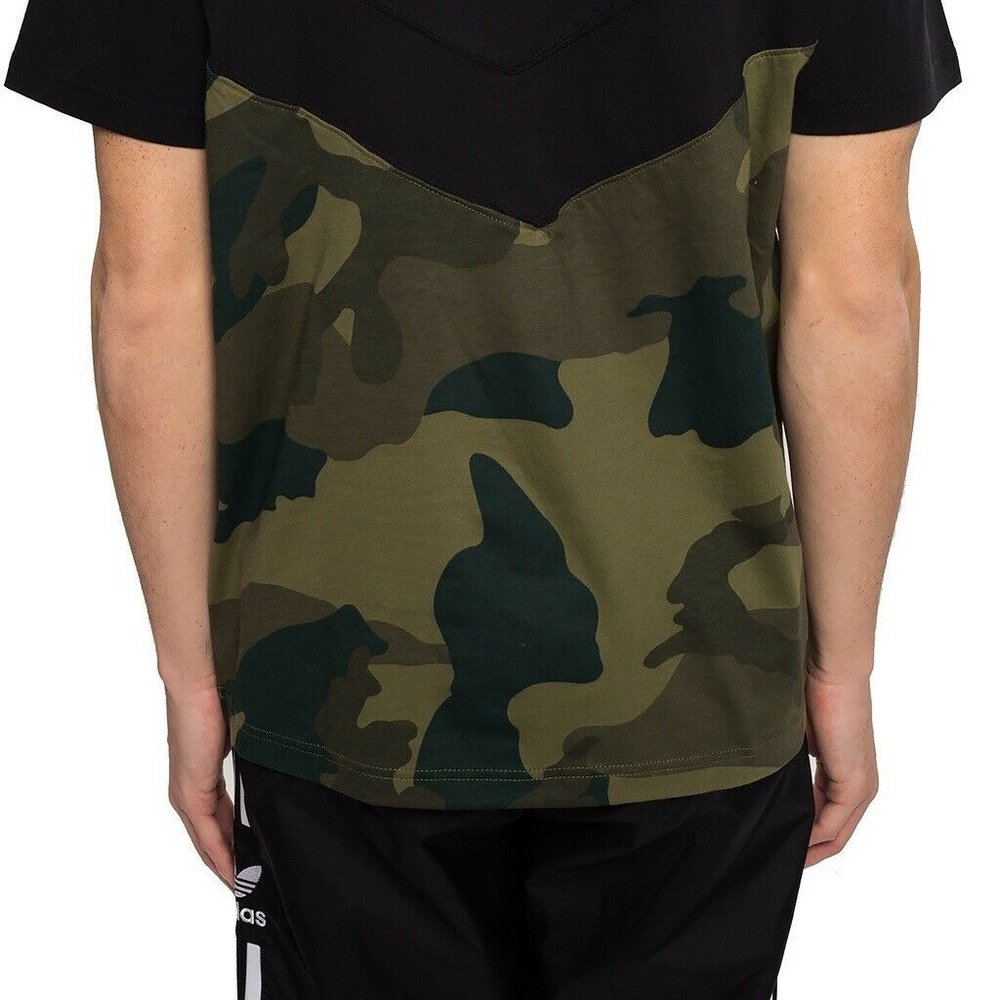 Adidas Originals Blocked Camo Trefoil T-Shirt - Picture 6 of 8